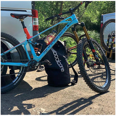 dirtbag dirt bag next to moonraker mtb mountain bike