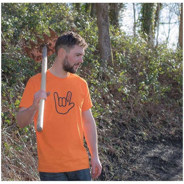 Orange booicore Classic Horn Hand Tee