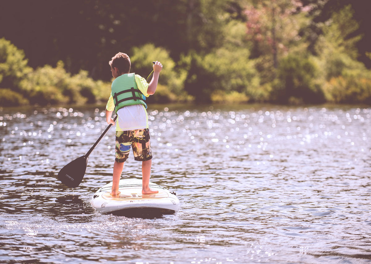 Introducing your child to stand up paddleboarding