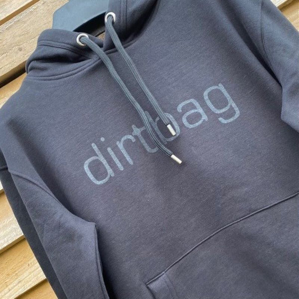 UK made organic cotton black hoodie warm clothing