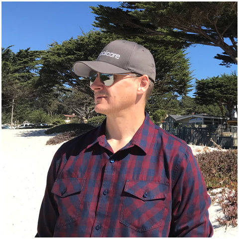 grey logo baseball cap uk made