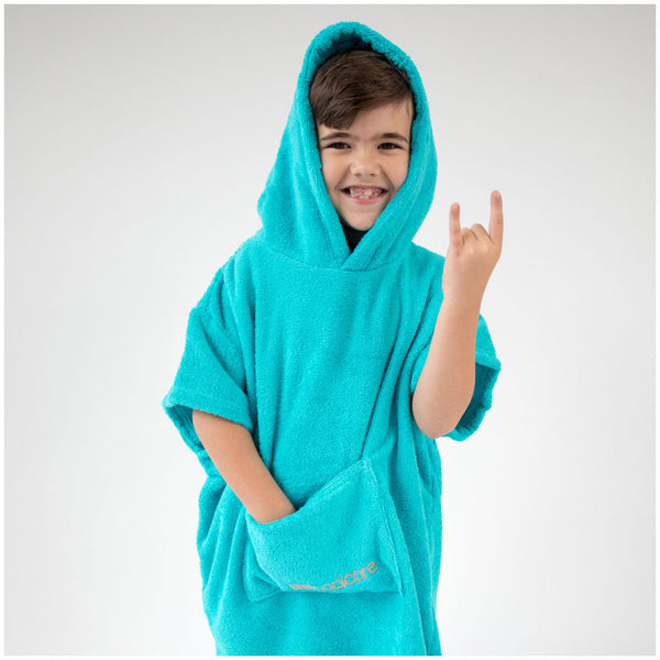 Kids Changing Robe - Aqua