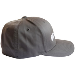 side view of booicore grey cap uk quality made 