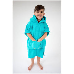 Kids Changing Robe - Aqua