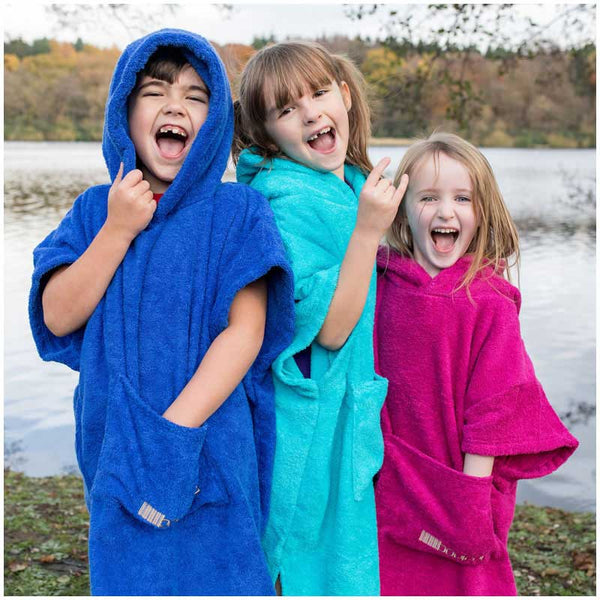 Kids Changing Robe - Aqua