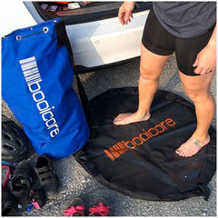 booicore dirt bag and change dirt mat essential outdoor kit