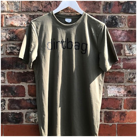 dirtbag green tee t-shirt