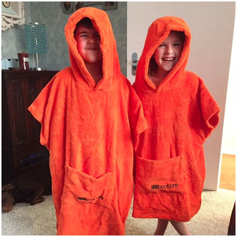 Kids Changing Robe - Orange