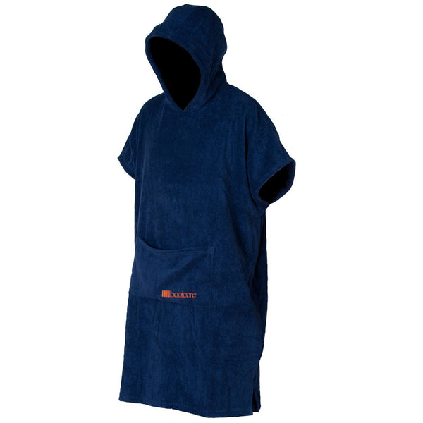 Image of the Navy Blue Cotton Towel Warm Robe