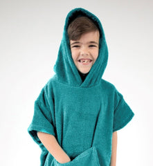 Kids Changing Robe - Turquoise Age 7-10